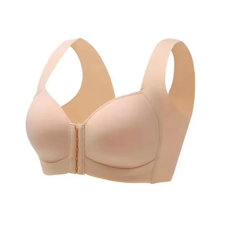 Large Size Seamless Front Button Bras | Vest-Style, Comfortable All-Day Support