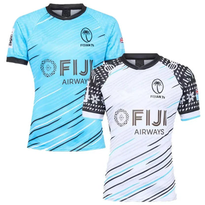 Quick-Drying Outdoor Sports T-Shirt – 3D Printed Fiji 7s Andrea Rugby Jersey