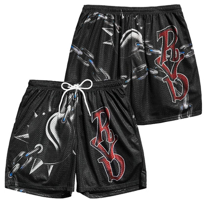 2025 Summer New Retro Tiger Bone Pulling Rope Wrestling Shorts For Leisure Vacation Beach Daily Life Adult Swimming Beach Shorts