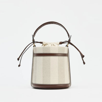 Summer Weave Panelled Shoulder &amp; Crossbody Tote for Women
