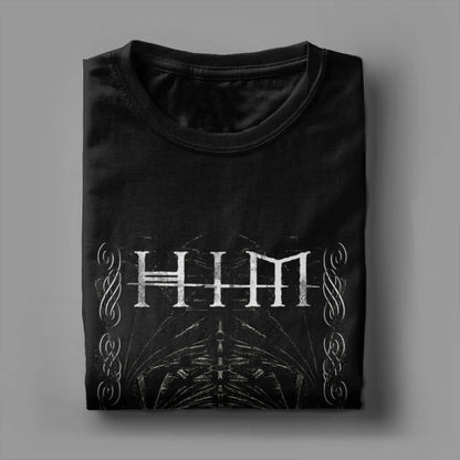 Harajuku Ville Valo Arch T-Shirt | HIM Band Inspired Aesthetic Tee