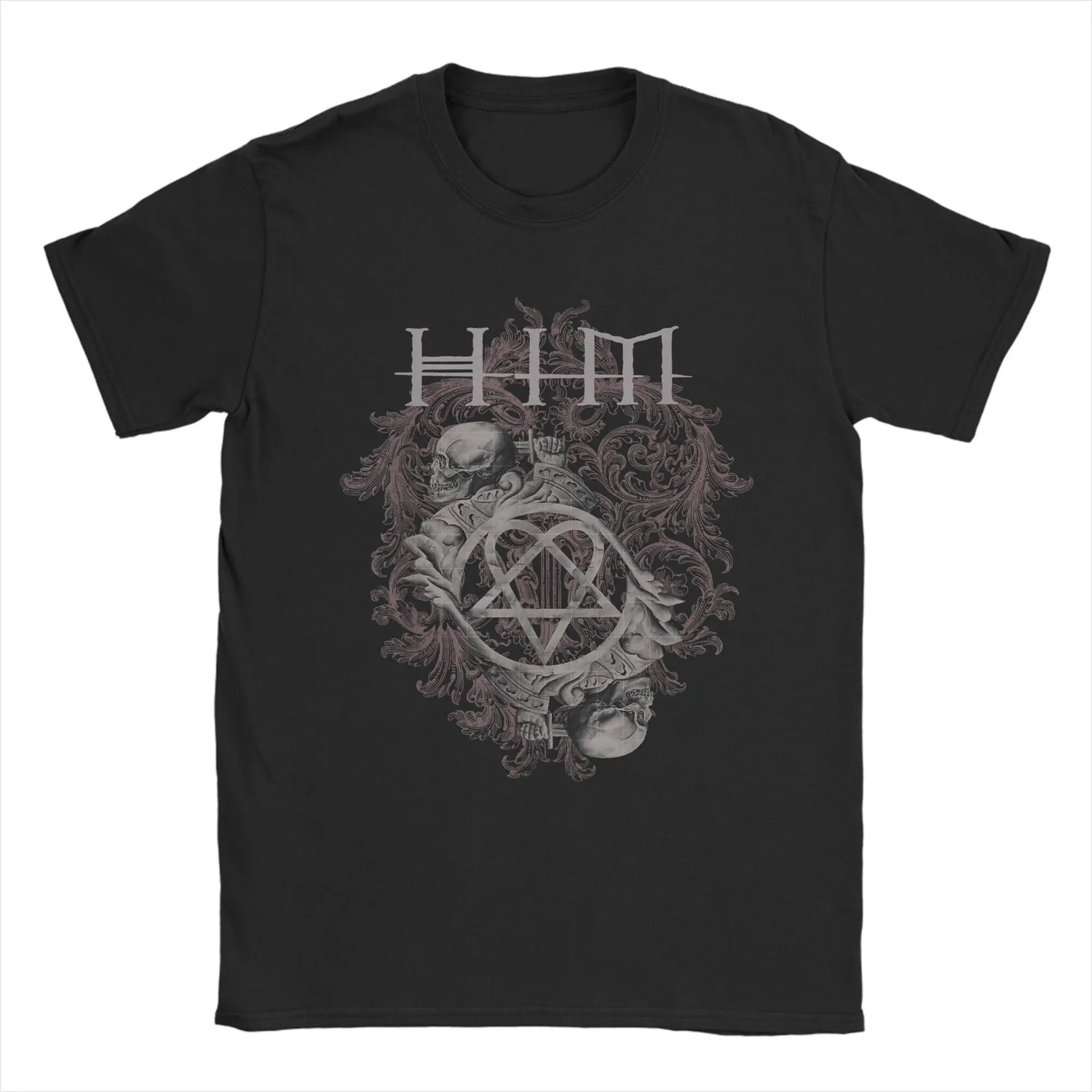 Harajuku Ville Valo Arch T-Shirt | HIM Band Inspired Aesthetic Tee
