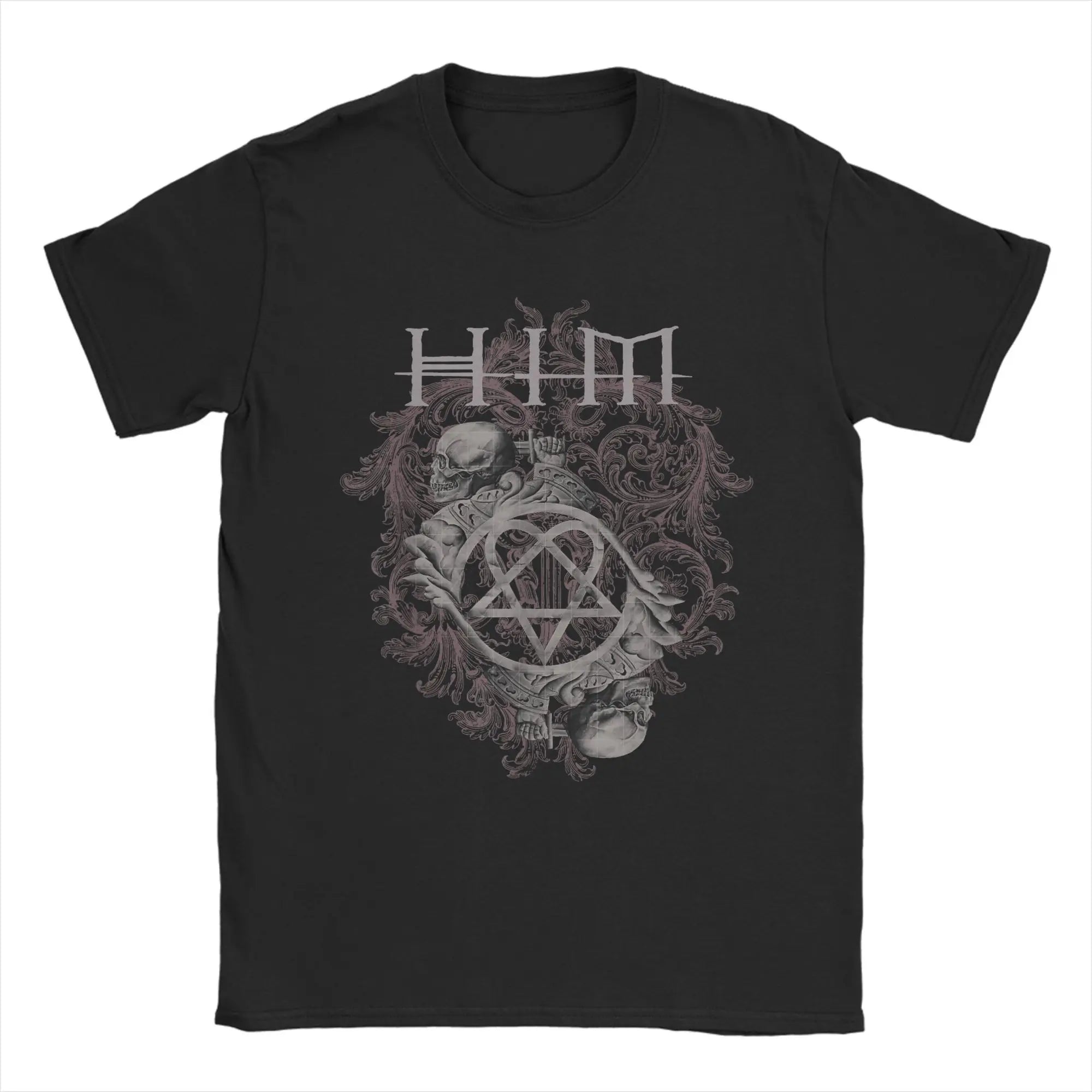 Ville Valo HIM Heartagram Pentagram T-Shirt | Classic Cotton Tee
