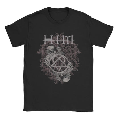 Ville Valo HIM Heartagram Pentagram T-Shirt | Classic Cotton Tee