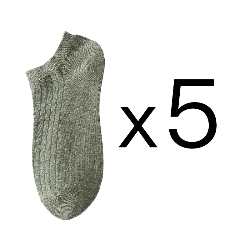 Women’s Solid Casual Cotton Ankle Socks - Amazing G