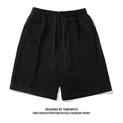100% Cotton Simple High Street Shorts Men&