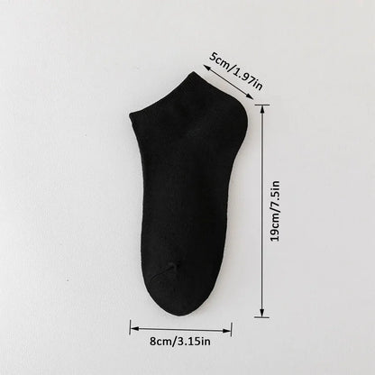 Unisex 40/20/10 Pairs of Solid Color Socks