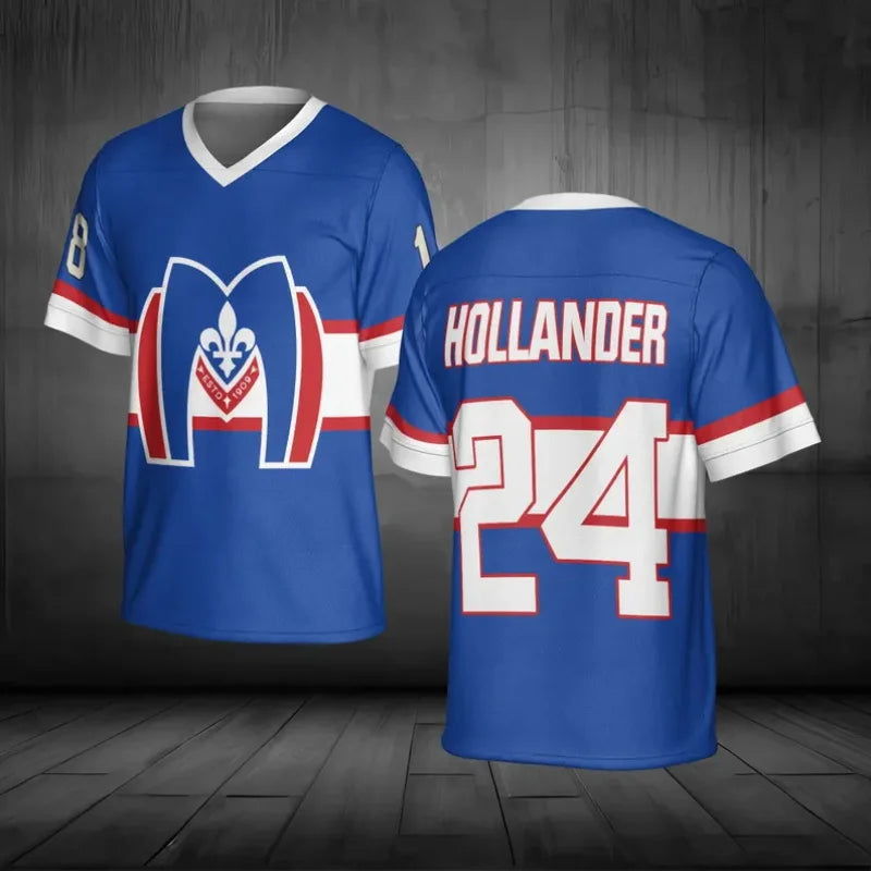 Ilya Rozanov &amp; Hollander Heated Rivalry Hockey Jersey Tee | 3D Print Unisex Pullover Sport T-Shirt