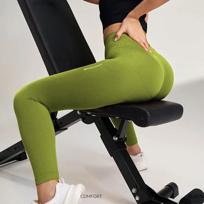 Seamless High-Waist Yoga Pants | Push Up Fitness Leggings