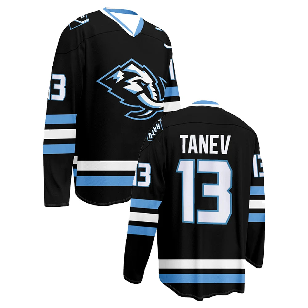 Utah Mammoth Hockey Jersey | V-Neck Long Sleeve 3D Print Sports Sweatshirt