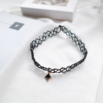 Black Star Choker Necklace for Women &amp; Girls