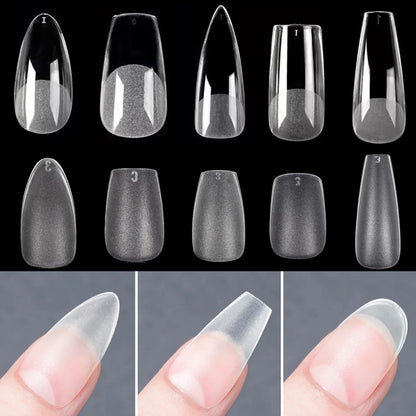 120pcs Matte Press On Nail Tips