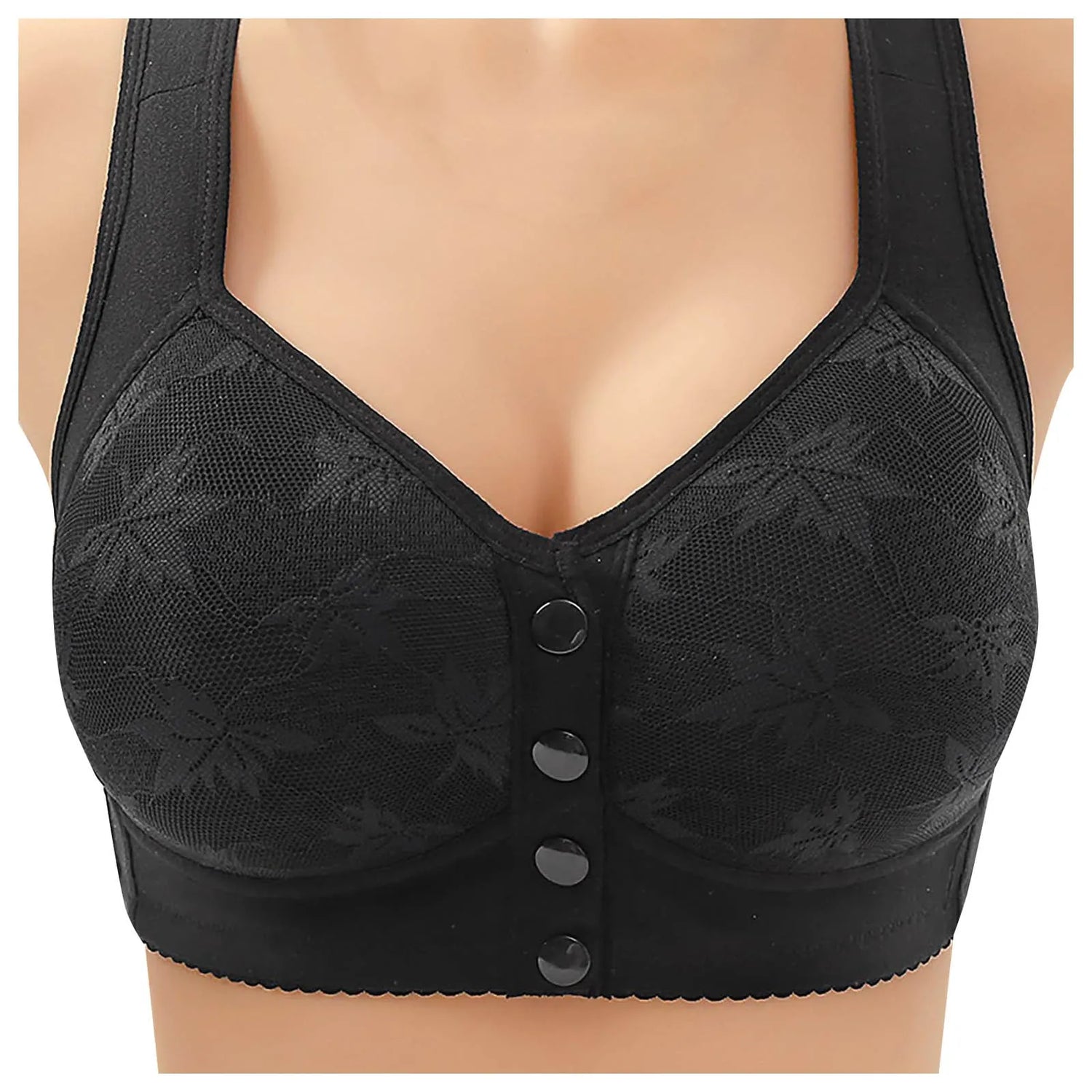 Women’s Cotton Padded Push-Up Bras | Seamless, Lace-Edge, Wire-Free