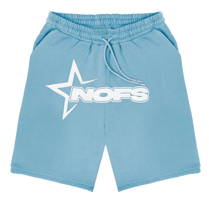 Men New Fashion Letter Graphics T-shirt Hip-hop Punk Summer Short Sleeve American Street Tops Shorts Set Y2K 2024 Men&