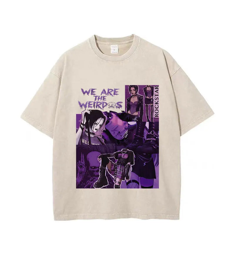 Japanese Anime Nana Osaki Vintage Washed Graphic T-Shirt