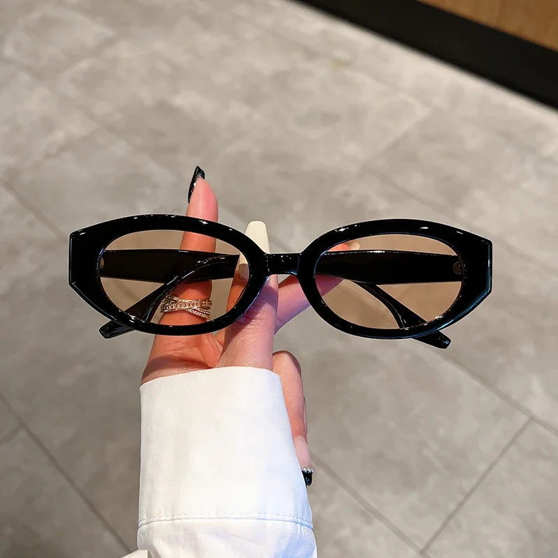 Vintage Oval Sunglasses for Women