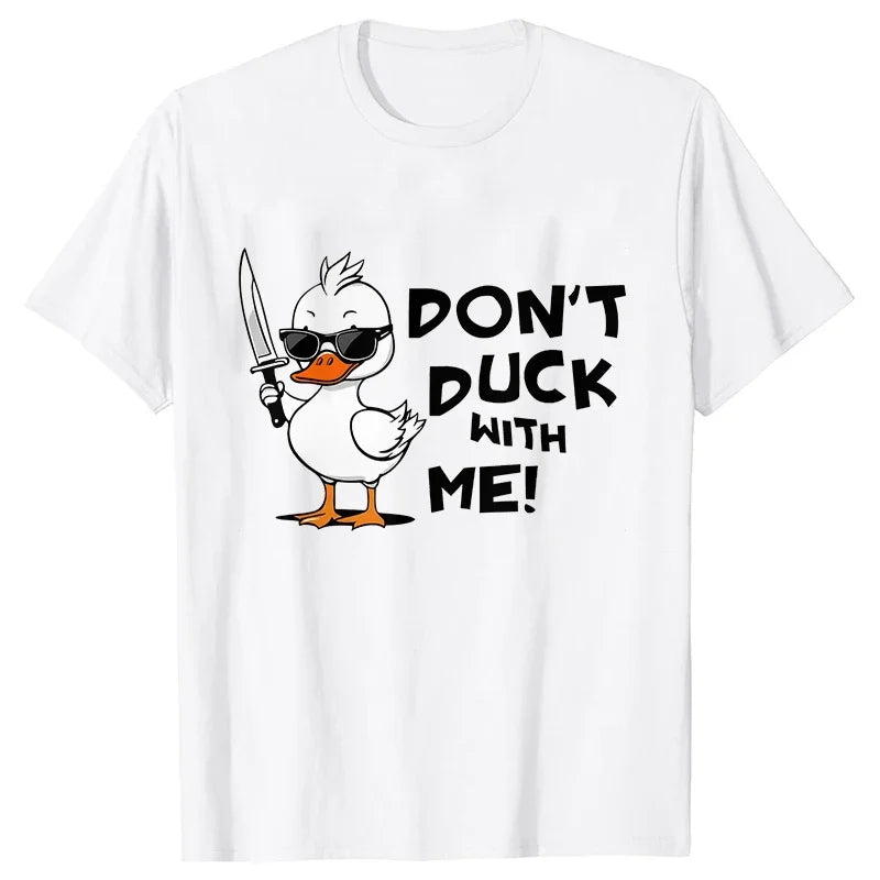 Duck With Knife Graphic T-Shirt | Men&