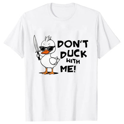 Duck With Knife Graphic T-Shirt | Men&