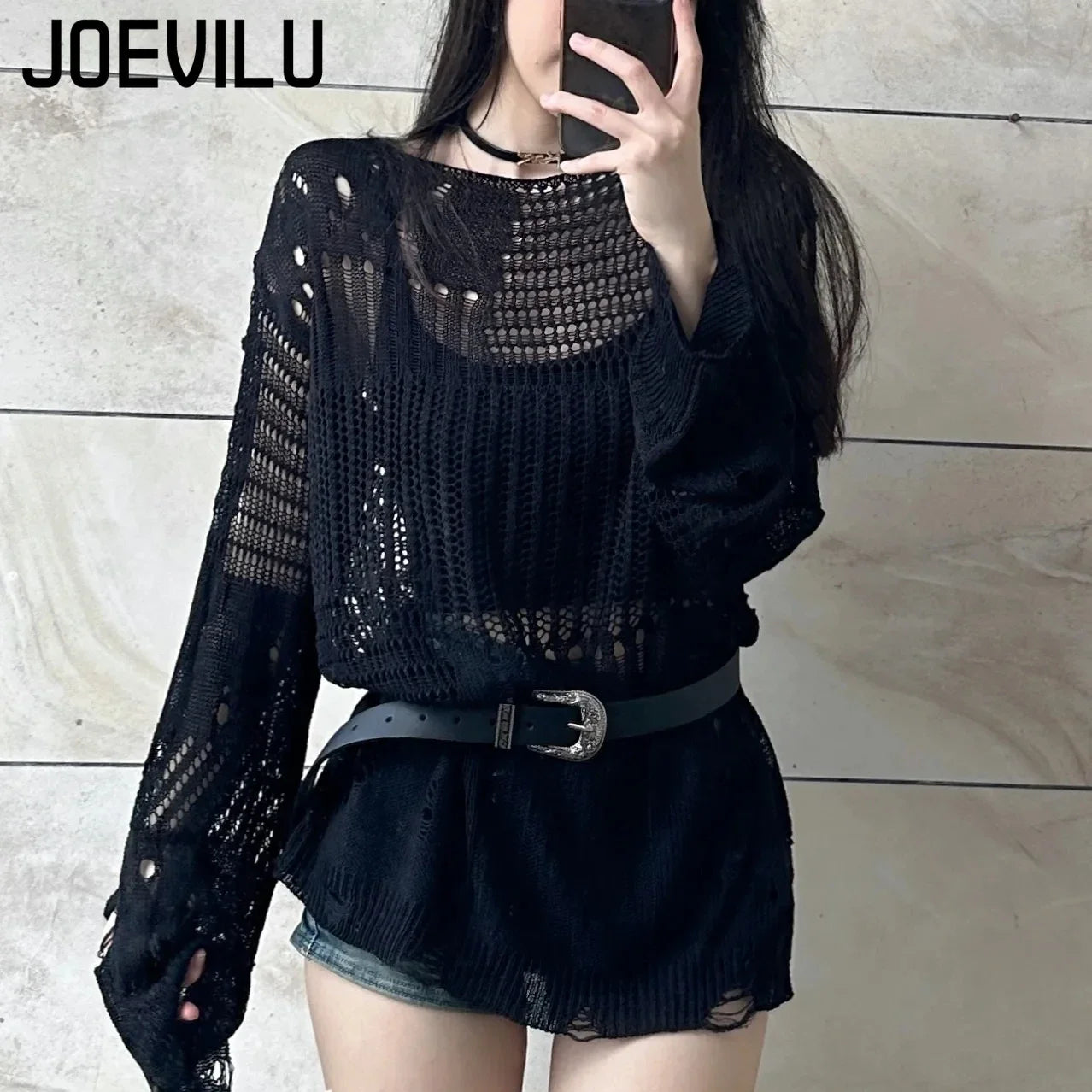 Women’s Summer Loose Long Sleeve Korean Sweater Top