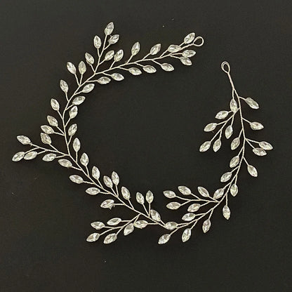 Elegant Crystal &amp; Pearl Bridal Headband for Women