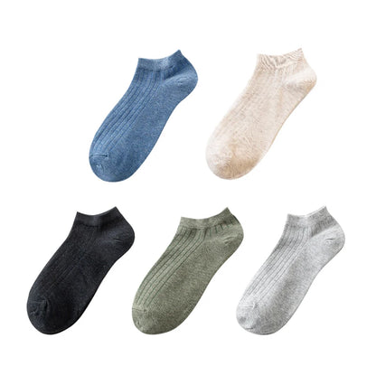 Women’s Solid Casual Cotton Ankle Socks - Amazing G