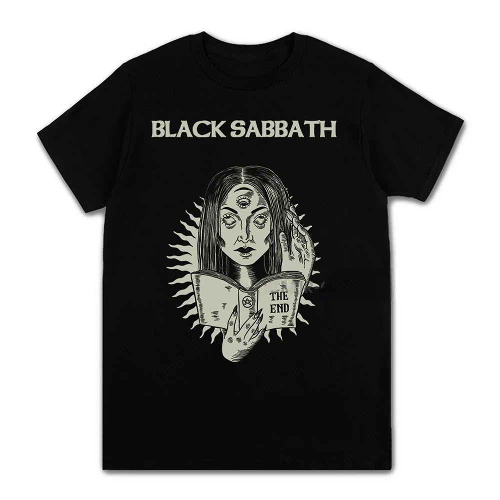 Black Metal Rock Band Graphic T-Shirt