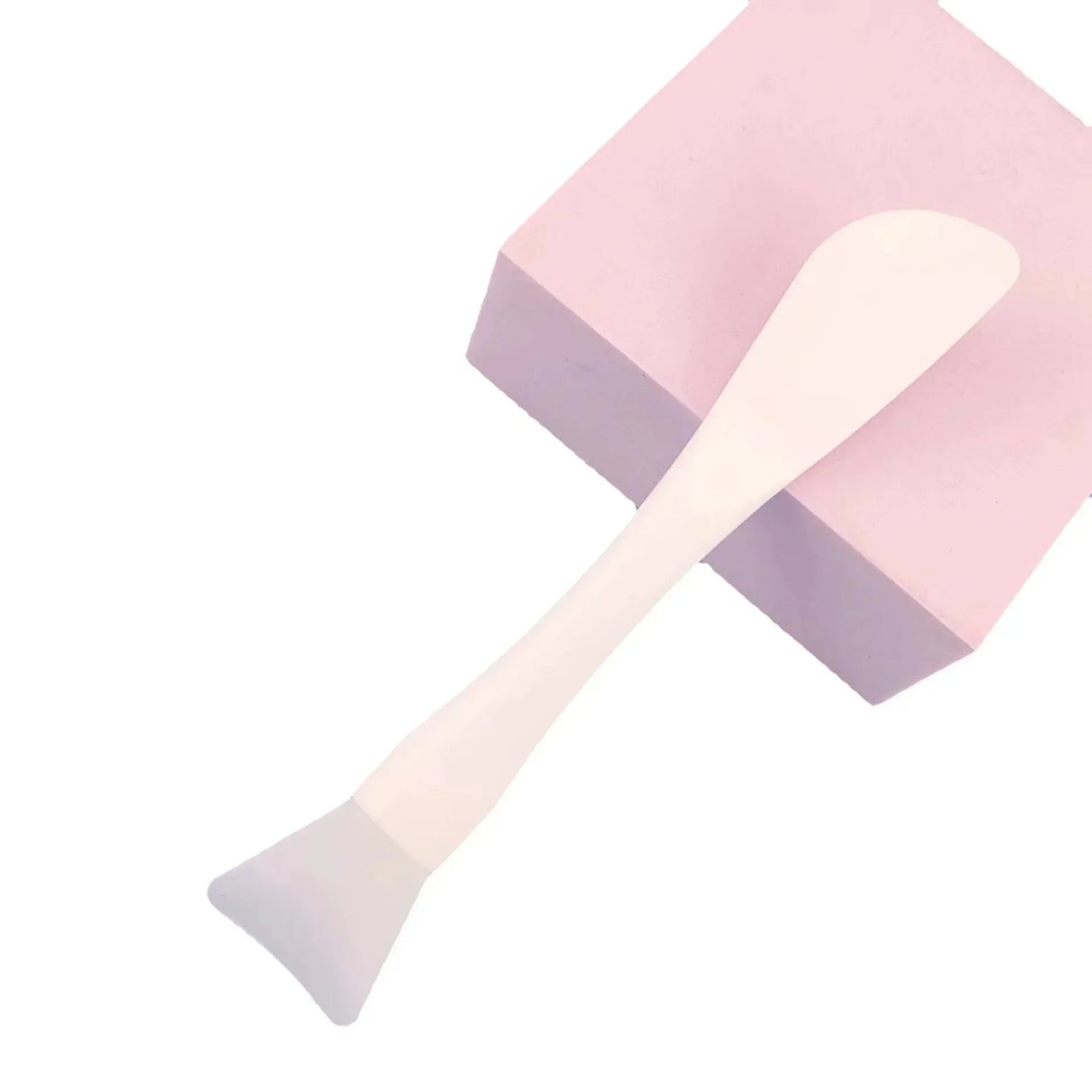 Double Head Silicone Facial Mask Brush &amp; Scraper