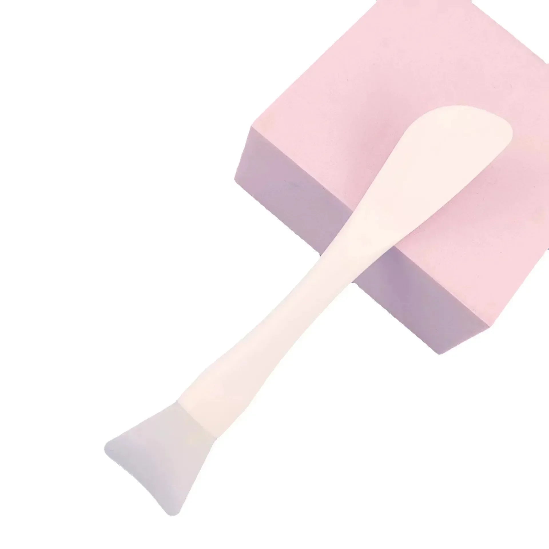 Double Head Silicone Facial Mask Brush &amp; Scraper