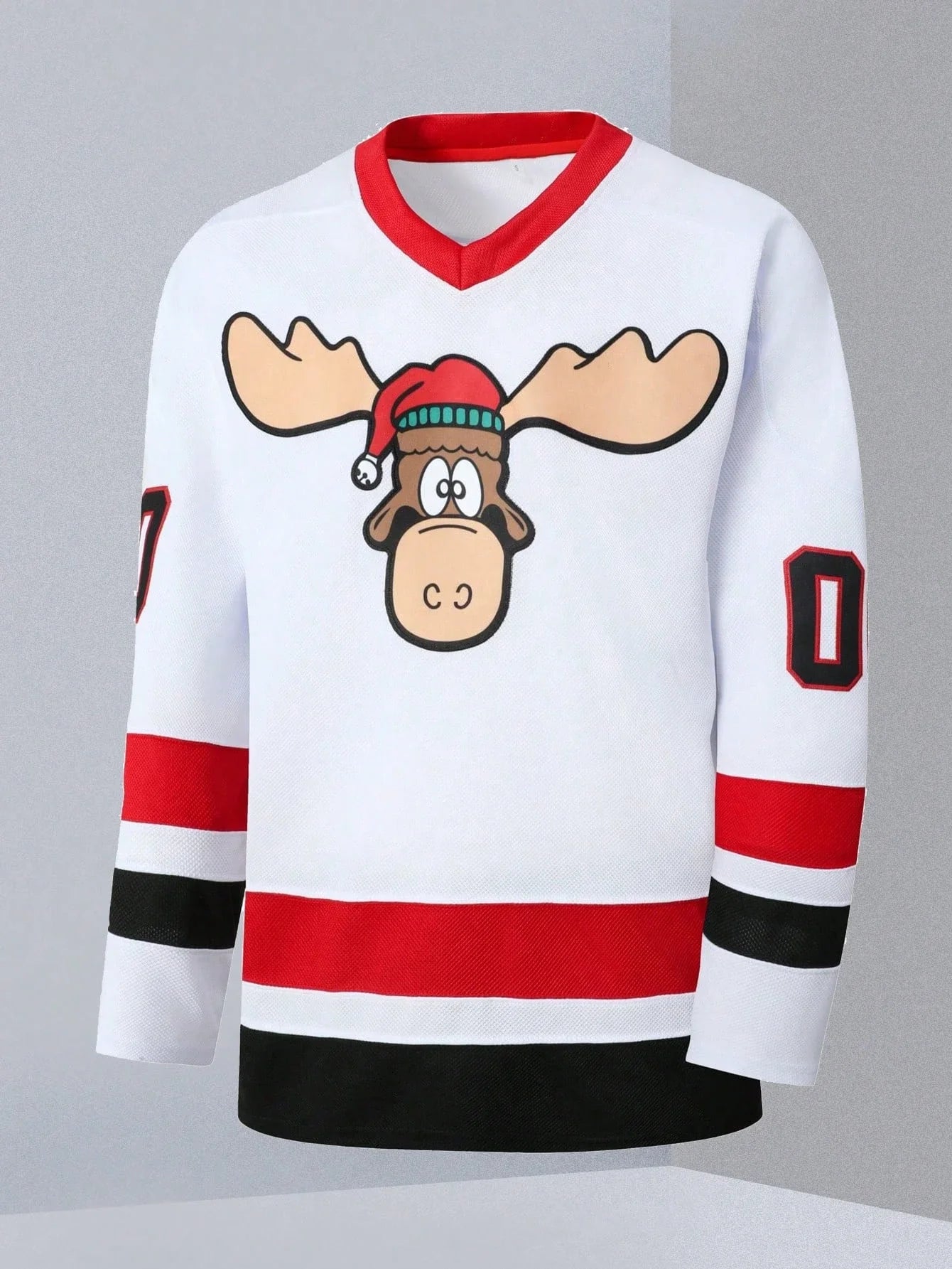 Hockey Jersey  Captain “C” Patch Long-Sleeve 3D HD Print Pullover | Unisex Fan Apparel