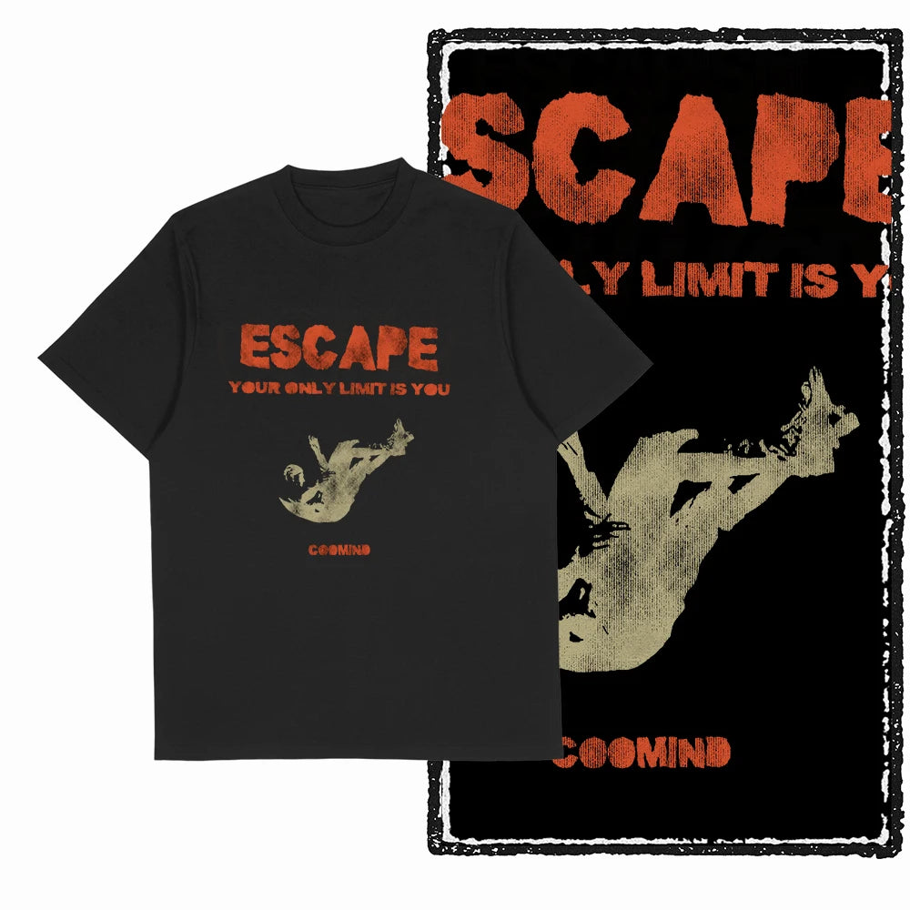 Coolmind Graphic T-Shirt | Big Size Cotton Unisex Tee