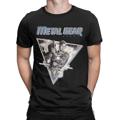 Metal Gear Solid 3 Snake &amp; Raiden Graphic T-Shirt | Cotton Casual Game Tee