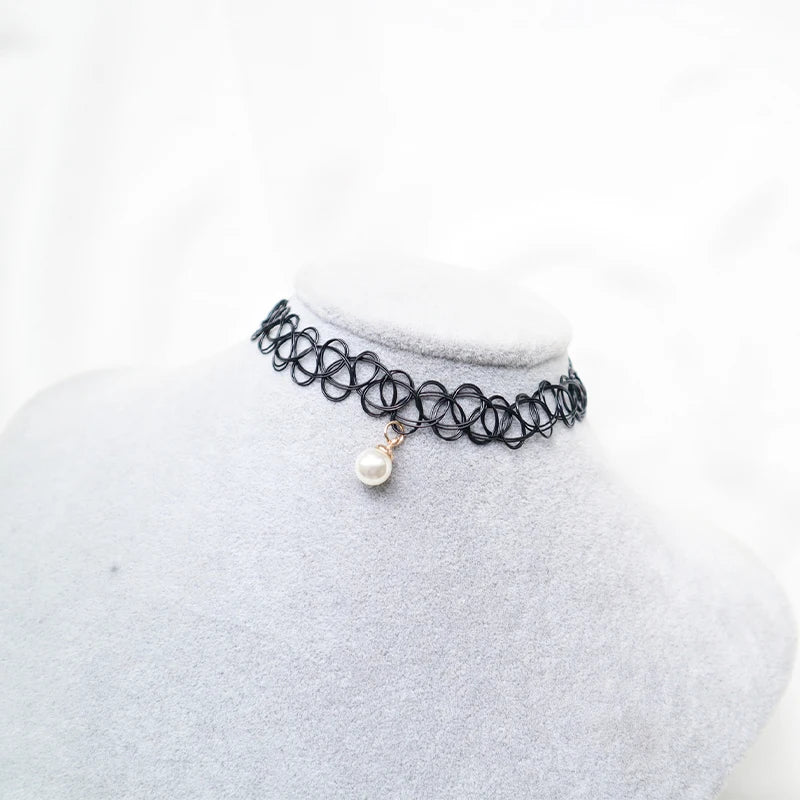Black Star Choker Necklace for Women &amp; Girls
