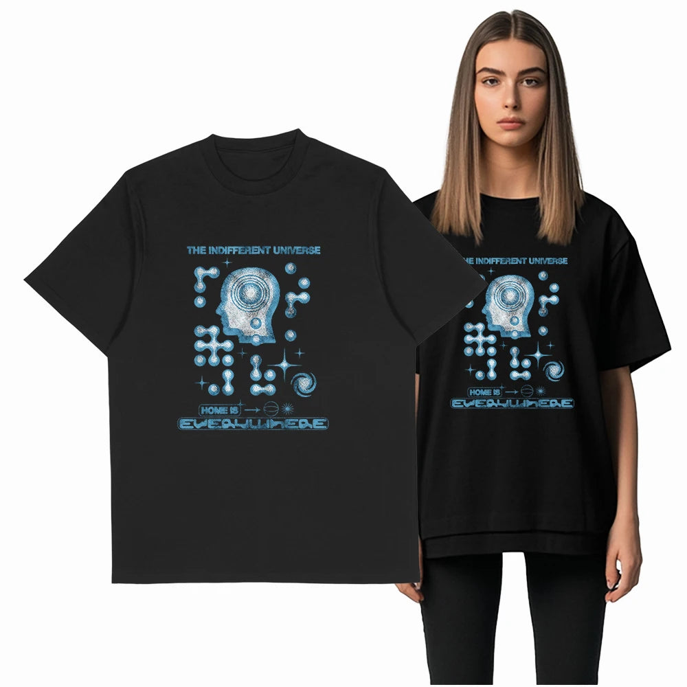 Coolmind Graphic T-Shirt | Big Size Cotton Unisex Tee