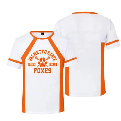 Foxes Ice Hockey Jersey Cosplay T-Shirt | Wilds Minyard 3D Print Short Sleeve Tee