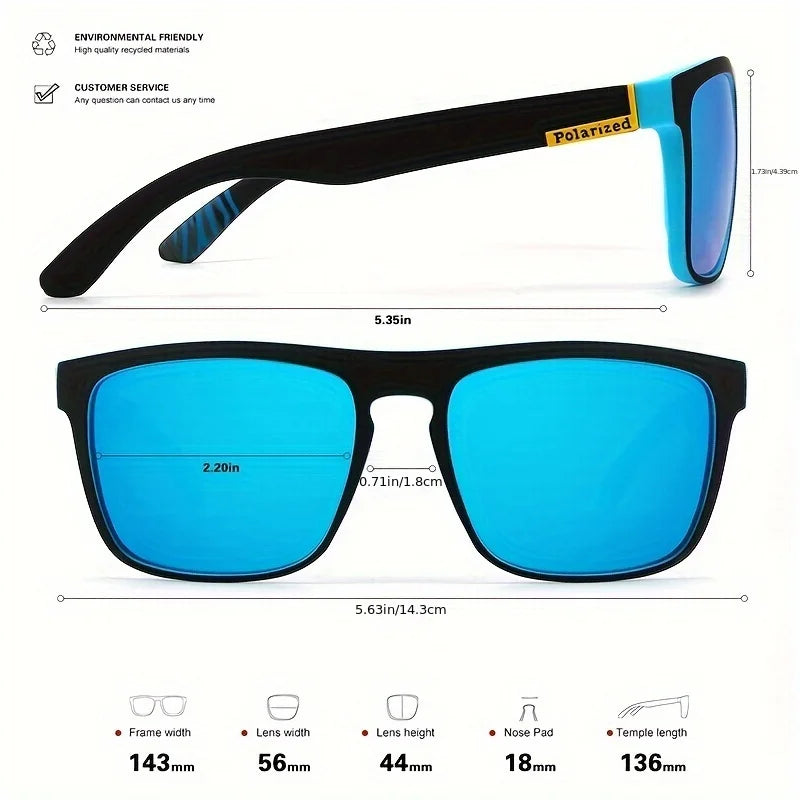 Vintage Square Polarized Sunglasses