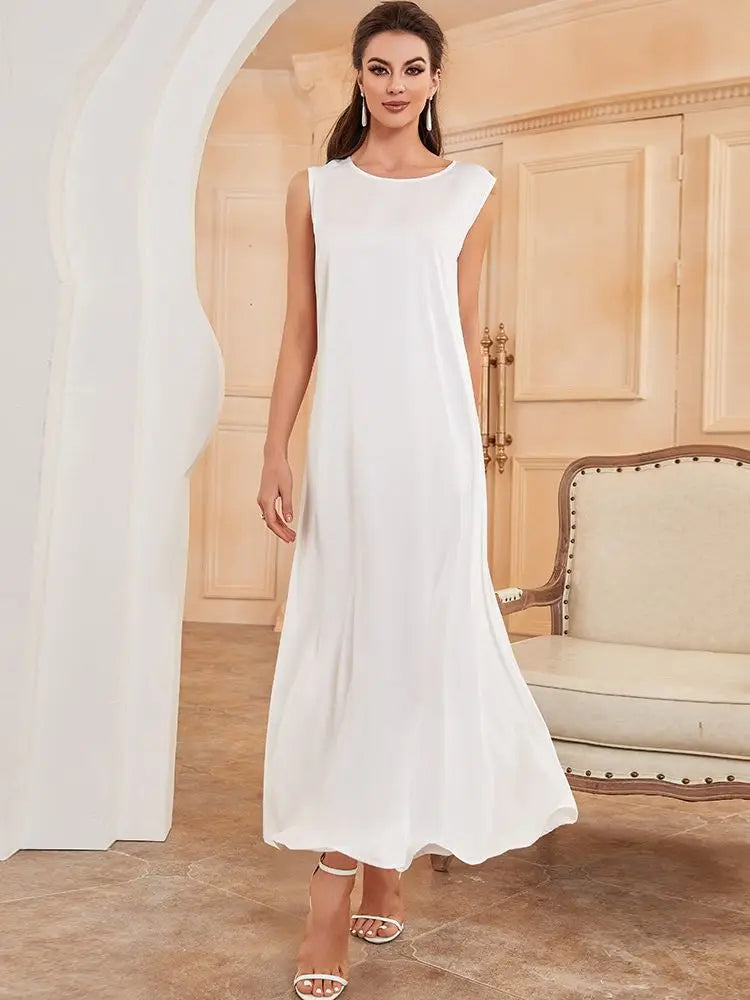 White Ramadan African Islamic Dress