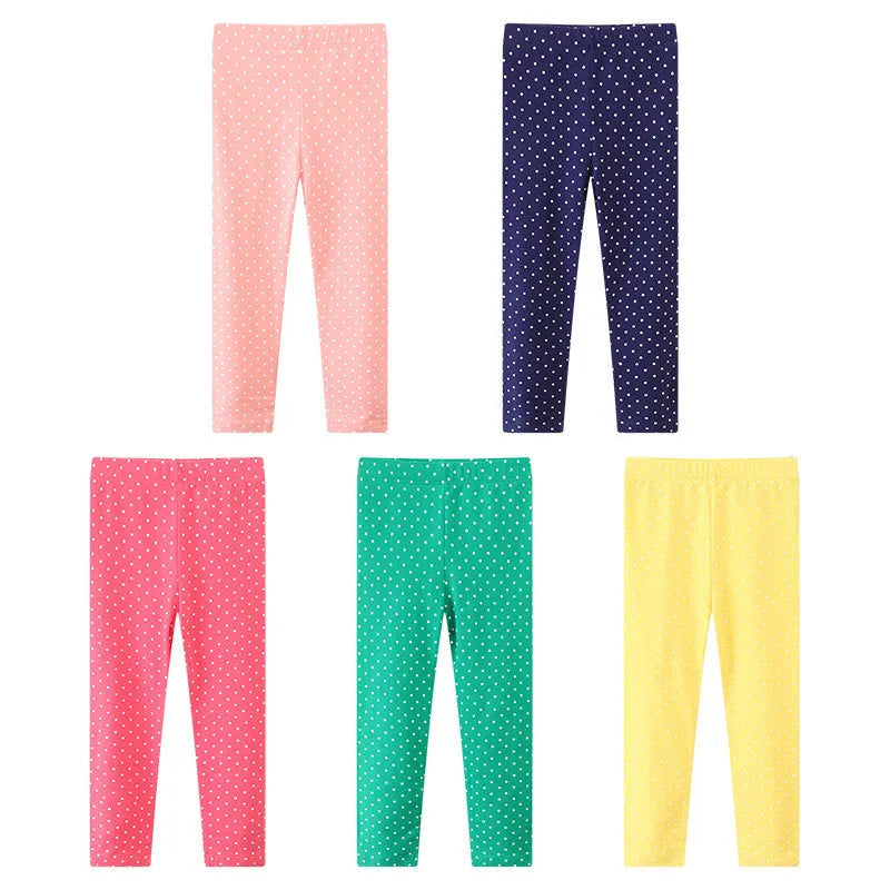 Colorful Dots Princess Girls Leggings