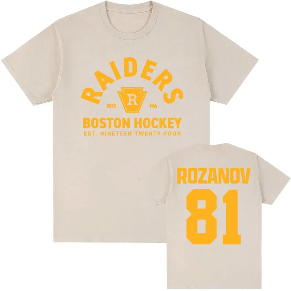 2026 New Rozanov 81 Boston Raiders 100%cotton men&