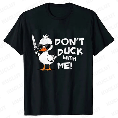 Duck With Knife Graphic T-Shirt | Men&