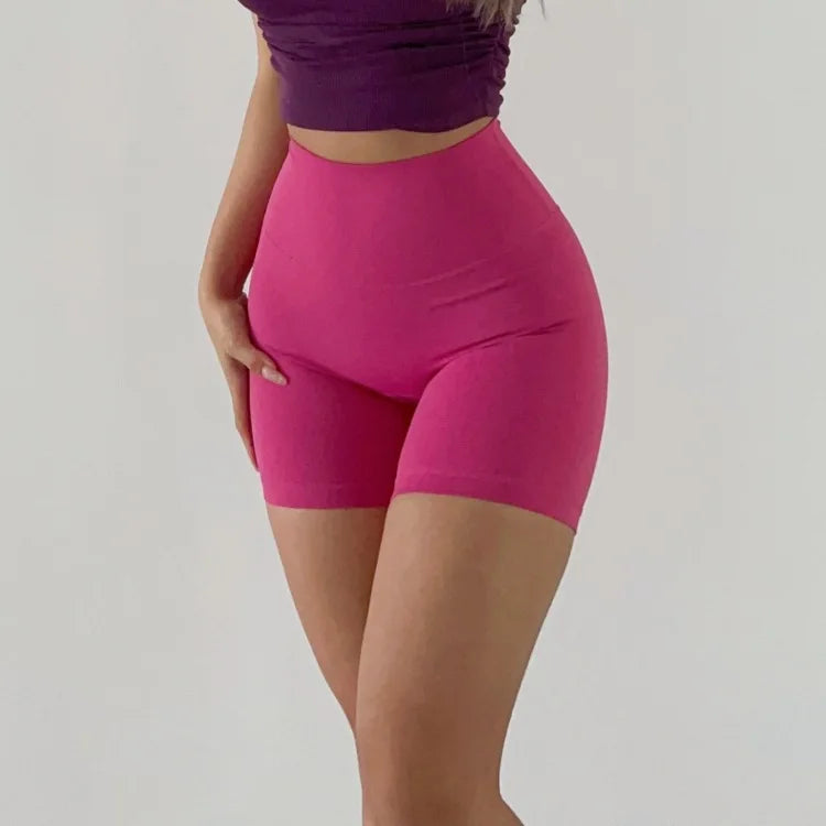 Women’s High-Waist Yoga Shorts | Hip-Lifting Fitness Activewear