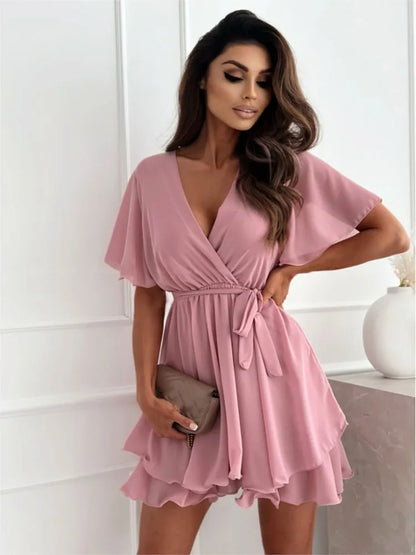 Women’s White Black Dress