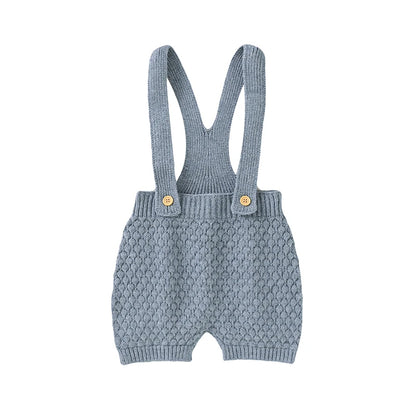 Newborn Baby Romper Sleeveless Knitted Jumpsuit
