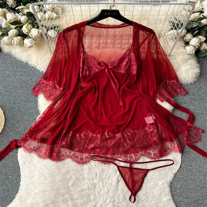 Bunny Girl Wrapped Chest Playsuit Sexy Slim Fit Lingerie