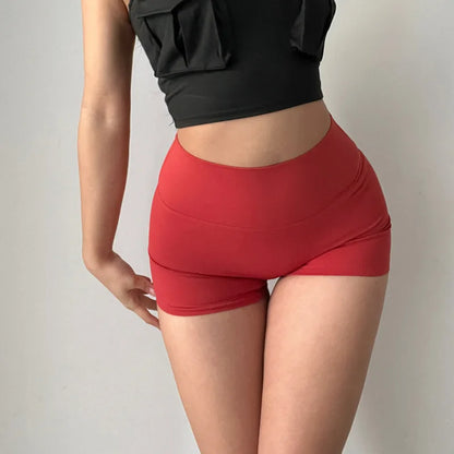 Women’s High-Waist Yoga Shorts | Hip-Lifting Fitness Activewear