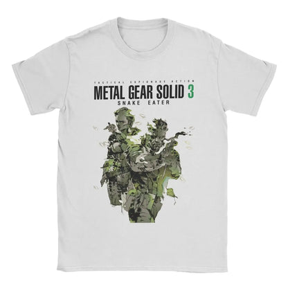 Metal Gear Solid 3 Snake &amp; Raiden Graphic T-Shirt | Cotton Casual Game Tee