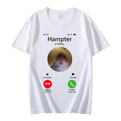 Funny Hamster Meme Graphic T-Shirt