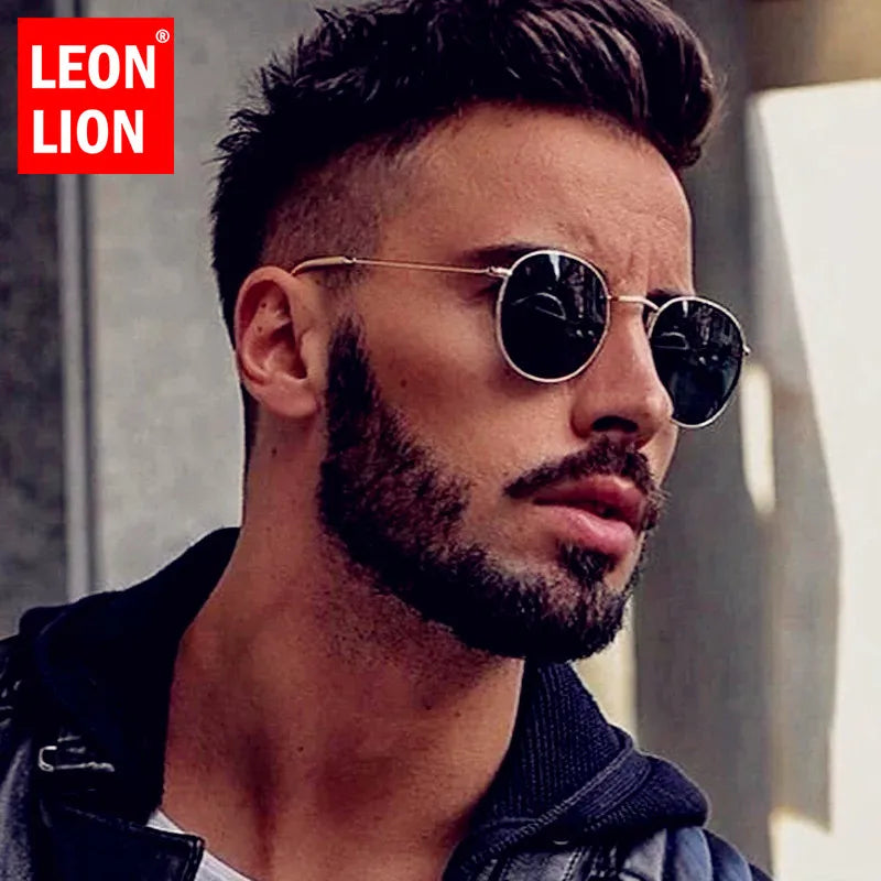 LeonLion Round Retro Sunglasses