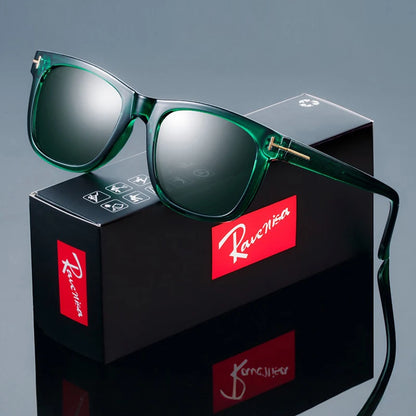 Fashion Square Polarized Sunglasses for Men – Luxury Designer UV400 Eyewear