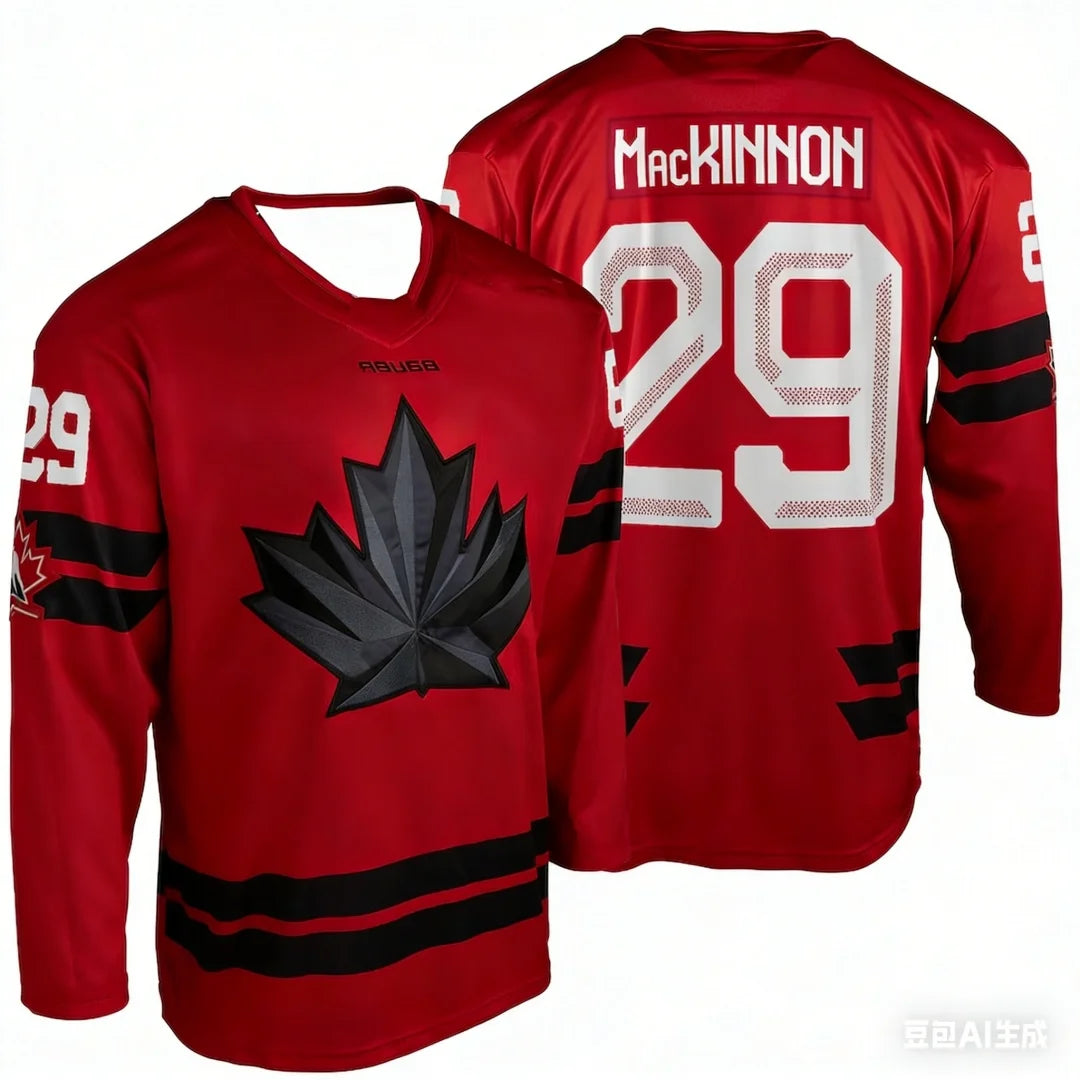 McDavid Canada Ice Hockey Jersey Special Edition Tee | 3D Print Breathable Unisex Sport T-Shirt