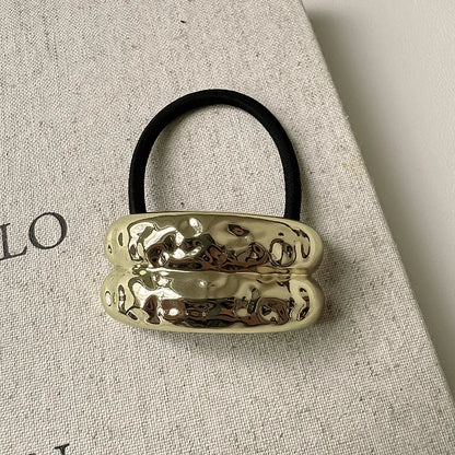 Irregular Golden Metal Hair Band for Women &amp; Girls